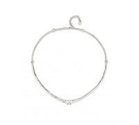 UNOde50 Cosmos Silver Plated Rigid White Zirconia Necklace
