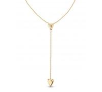 UNOde50 Cupido 18k Gold Plated Chain Two Hearts Necklace COL1884ORO0000U