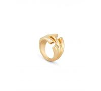 UNOde50 Electrik 18k Gold-Plated Ring - Size 21