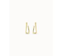 UNOde50 For U Golden Metal Earrings PEN0795ORO0000U - Bold Statement | - Silver Plated