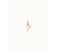 UNOde50 Gimme A Letter P Golden Metal Charm CHA0042ORO0000U - Modern - Silver Plated