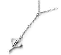 UNOde50 Metal Alloy Sterling Silver Plated Body Chain Stingray Pendant COL1932MTL000 - Sterling Silver Plated / Alloy