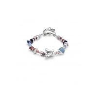 UNOde50 Multicoloured Crystal Metamorphosis Bracelet PUL2378MCLMTL0M - - Sterling Silver Plated / Metal Alloy / Crystal