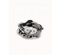 UNOde50 Orion Pearl Shell Bracelet - Size L - Silver Plated