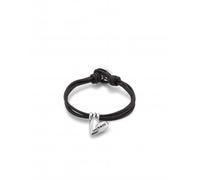 UNOde50 Pretty Love Leather Small Silver Plated Heart Bracelet