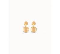 UNOde50 Scales Golden Metal Earrings - Silver Plated