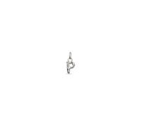 UNOde50 Sterling Silver Plated Hazte Silver Letter P Charm - Sterling Silver Plated / Metal Alloy
