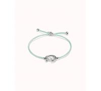 UNOde50 Sterling Silver Plated Ser Diferente Aqua Green Bracelet - Sterling Silver Plated / Metal Alloy