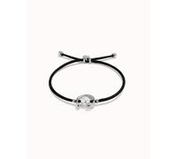 UNOde50 Sterling Silver Plated Ser Diferente Black Bracelet PUL2505NGRMTL0M - Sterling Silver Plated / Metal Alloy