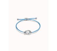 UNOde50 Sterling Silver Plated Ser Diferente Blue Bracelet - Sterling Silver Plated / Metal Alloy