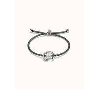 UNOde50 Sterling Silver Plated Ser Diferente Grey Bracelet PUL2505GRSMTL0M - Sterling Silver Plated / Metal Alloy