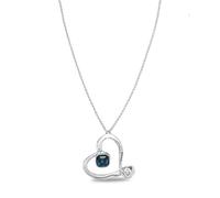 UNOde50 Sterling Silver Plated Ser Expresiva Blue Necklace - Sterling Silver Plated / Metal Alloy