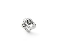 UNOde50 Sterling Silver Plated Ser Expresiva White Ring ANI0842CRSMTL - - Size 12 - Sterling Silver Plated / Metal Alloy