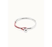 UNOde50 Sterling Silver Plated Ser Intrepida Pink Bracelet - L - Sterling Silver Plated / Metal Alloy