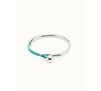 UNOde50 Sterling Silver Plated Ser Intrepida Turquoise Bracelet - L - Sterling Silver Plated / Metal Alloy