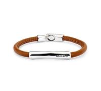 UNOde50 Sterling Silver Plated Ser Natural Brown Bracelet PUL2462CAMMTL - XX - Sterling Silver Plated / Metal Alloy
