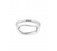 UNOde50 Teen Sterling Silver Plated Rigid Large Link Inner Bangle - Size M
