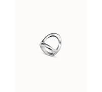 UNOde50 The One Silver Metal Ring ANI0781MTL - Refined Craftsmanship | - Size 12 - Silver Plated