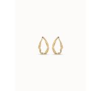 UNOde50 Tide Golden Metal Earrings PEN0627ORO0000U - Distinctive Detail - Silver Plated