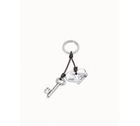 UNOde50 Two Peas In A Pod Silver Metal Key ring LLA0187MTLMAR0U - Silver Plated