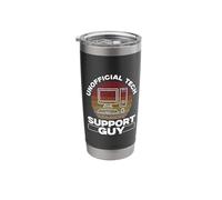 Unofficial Tech Support Guy Funny Sysadmin Computer Nerds Stainless Steel Insulated Tumbler