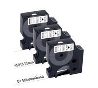 UNOKA 45013 Compatible for Dymo D1 45013 A45013 45013S S0720530 for Dymo Label Tape D1 12 mm x 7 m Black on White for Dymo LabelManager 160 210D 360D 280 420P 50 00TS 450 450D PNP