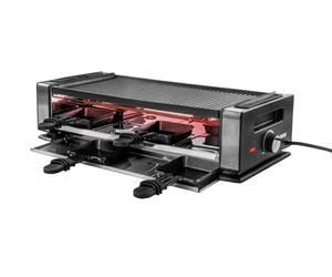 Unold Finesse Electric Raclette & Grill 48730 - Reversible Grill/Griddle Plate - 1200W - For up to 8 Persons
