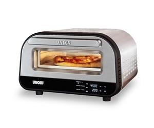 Unold Luigi 450°C Pizza Oven 68816 - Indoor Electric Neapolitan Pizza Maker - Up to 12" (32cm Stone) - Improved Max Temp - 1700W - Adjustable Timer - Touch Control LCD - 240V