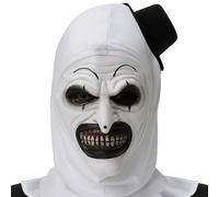 UNOLIGA Halloween Terrifier Mask, Art The Clown Mask for Adults Kids, Latex Terrifier Costume Mask