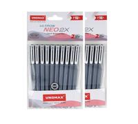 Unomax Ultron Neo 2X Ball Pen(Pack of 20) (Black)