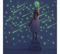 Unomor Glow in the Dark Stars and Moon, Glow Stickers for Ceiling and Wall Decals, Perfect for Kids Bedding Room or Party Birthday Gift - 216 pcs