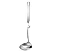 Unomor Stainless Steel Oil Filter Spoon Long Handle Grease Separator Cooking Oil Strainer Soup Ladle Kitchen Gadget