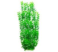 unootel Tall Green Round Leaves Aquarium Décor Plastic Plants Extra Large 22 Inches 6513