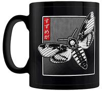 Unorthodox Collective Oriental Death Head Moth Mug Black