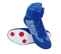 UnoSheng Winter Boots Children's Boxing Shoes High Top Training Wrestling Shoes Long Boots Boxing Shoes Competition Training Ankle High Trainers Boys, blue, 12 UK