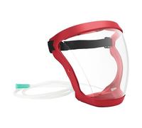 Unosuich Hydrogen Face Mask Facial Shield H2 Gas Generator Hydrogen Machine Accessories Anti Fog (Red)