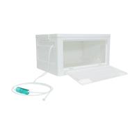 Unosuich Pet Hydrogen/Oxygen Inhalation Box, Nebulizer Nest, Cat&Dog Inhaler Chamber Compatible with Hydrogen/Oxygen Machines, Improves Respiratory Health for Cats and Dogs (M)