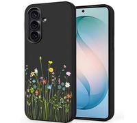 Unov Case Compatible with Galaxy S26 5G Case with Flower Floral Bouquet Girly Design Soft TPU Shock Absorption Slim Embossed Pattern Protective Back Cover