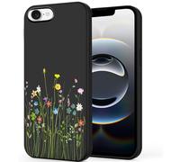 Unov Case Compatible with iPhone 16e 5G Case with Flower Floral Girly Bouquet Design Soft TPU Shock Absorption Slim Embossed Pattern Protective Back Cover