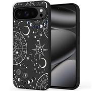 Unov Case Compatible with Pixel 10 Pro XL (2025) 5G Case with Universe Galaxy Space Zodiac Design Soft TPU Shock Absorption Slim Embossed Pattern Protective Back Cover