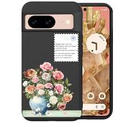 Unov Case Compatible with Pixel 8 5G Case with Design Soft TPU Shock Absorption Slim Embossed Pattern Protective (Flower Bouquet)