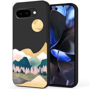 Unov Case Compatible with Pixel 9a (2025) 5G Case with Serria Mountains Cute Design Soft TPU Shock Absorption Slim Embossed Pattern Protective Back Cover
