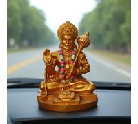UNOVATE Hanuman Idol for Car Dashboard, Home, Office Desk - Bajrang Bali Murti for Protection from Negative Energy, Good Luck, Success and Prosperity