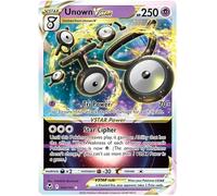 Unown VSTAR 066/195 Rare VSTAR Pokemon Card (SWSH Silver Tempest) + 1x TitanCards® Toploader