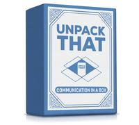 UNPACK THAT Conversation Cards Couples Game - Deep Relationship Questions for Couples, Families & Friends | 125 Cards for Communication & Intimacy Building