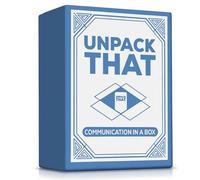 UNPACK THAT Conversation Cards Couples Game - Deep Relationship Questions for Couples, Families & Friends | 125 Cards for Communication & Intimacy Building