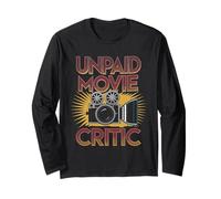 Unpaid Movie Critic Film Buffs Cinema Goers Long Sleeve T-Shirt