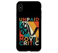 Unpaid Movie Critic Film Cinema Motion Picture Fan Case for iPhone XS Max