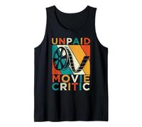 Unpaid Movie Critic Film Cinema Motion Picture Fan Tank Top