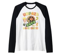 Unpaid Movie Critic Film Cinema Raglan Baseball Tee
